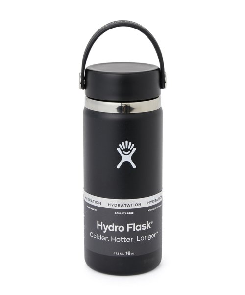 JUNRed(ジュンレッド)/Hydro Flask / 保温保冷 16oz ウォータータンク/ブラック（01）