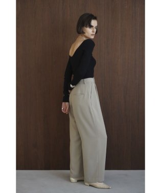 CLANE/BASIC TUCK PANTS/505233394