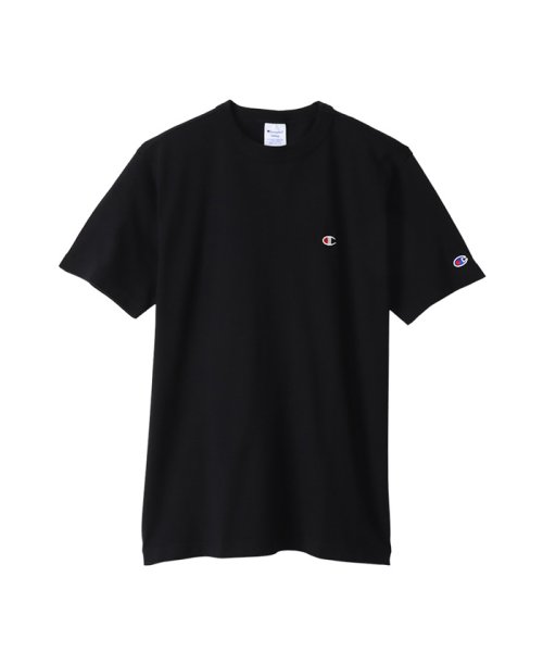 MAC HOUSE(men)(マックハウス（メンズ）)/Champion チャンピオン ワンポイントロゴショートスリーブTシャツ C3－X352_23SS/ブラック