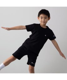 MAC HOUSE(kid's)(マックハウス（キッズ）)/Champion チャンピオン ベーシック半袖Tシャツ CK－T301－EC/ブラック