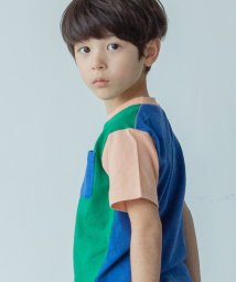 THE SHOP TK（KID）/【100－140】カラーブロック半袖Tシャツ/505266920