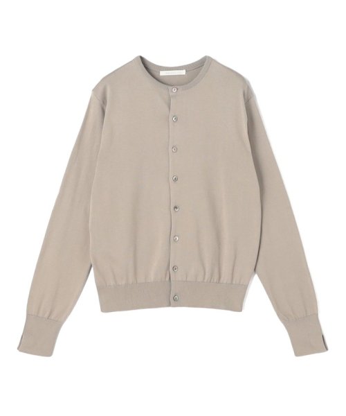 エクストラファインゲージコットン クルーネックカーディガン エクストラファインゲージコットン クルーネックカーディガン U1516235298(11583円)