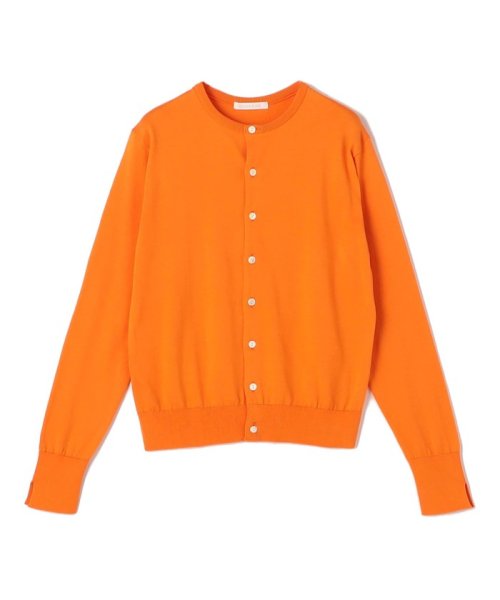 エクストラファインゲージコットン クルーネックカーディガン エクストラファインゲージコットン クルーネックカーディガン U1516235298(11583円)