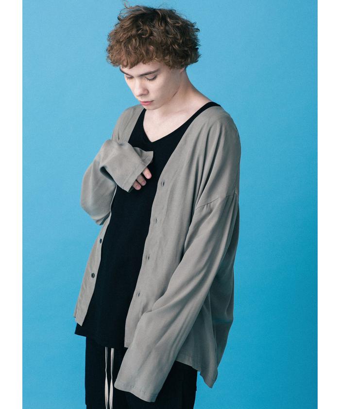 Dankeschon/ダンケシェーン/Cupro Rayon Cardigan/キュプラレーヨン