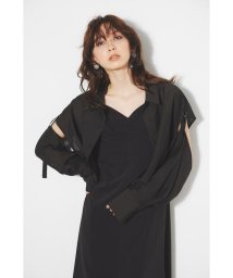 rienda(リエンダ)/クロップドSH TOP/BLK