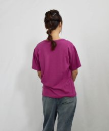 ARGO TOKYO(アルゴトウキョウ)/Stretch Cotton Color T－shirt 24064 コットンストレッチカラーTシャツ　Tシャツ　コットンT　半袖　カットソー　/ピンク