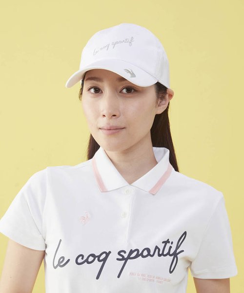 le coq sportif GOLF (ルコックスポルティフ（ゴルフ）)/リングバックルキャップ/ホワイト