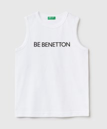 BENETTON (UNITED COLORS OF BENETTON BOYS)(ユナイテッド　カラーズ　オブ　ベネトン　ボーイズ)/キッズコットンタンクトップB/ホワイト