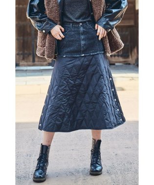 KOH.style/DENIMxQUILTING SKIRT/505247300