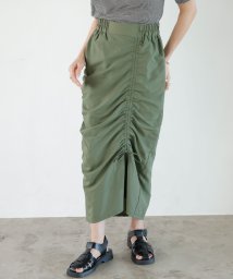 GeeRA/シャーリングデザインタイトスカート/505253102