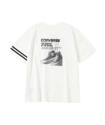 MAC HOUSE(kid's)(マックハウス（キッズ）)/CONVERSE コンバース バックプリントTシャツ CM2552/ホワイト