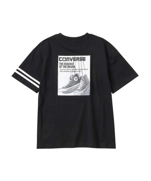 MAC HOUSE(kid's)(マックハウス（キッズ）)/CONVERSE コンバース バックプリントTシャツ CM2552/ブラック