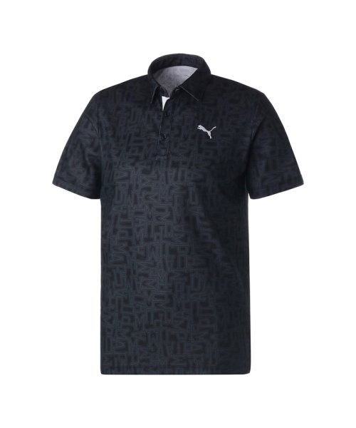 PUMA(PUMA)/メンズ ゴルフ RANDOM グラフィック 半袖 ポロシャツ/PUMABLACK