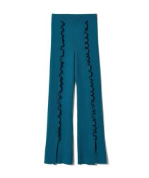 LHP/soduk/スドーク/colored stitch slit knit trousers/カラーステッチニットトラウザーズ/504862551