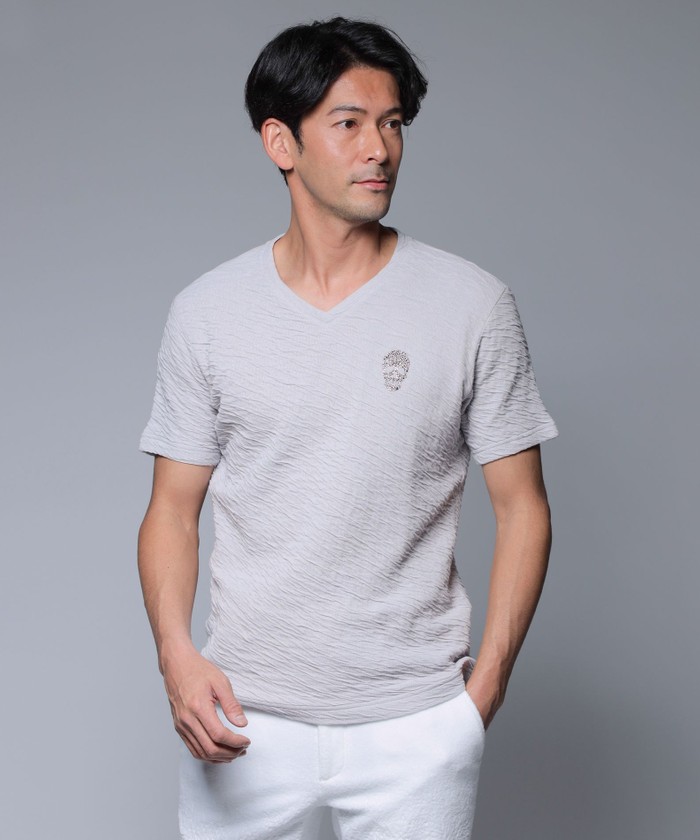 PRIMA COLLECTION】マイクロボーダーニットTシャツ(505175087)｜HANKYU