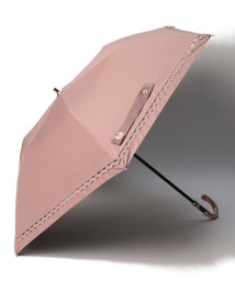 Beaurance LX(ビューランス)/ビューランス  晴雨兼用パラソル傘 (トップフラット折傘)/グレイッシュピンク