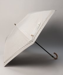 Beaurance LX(ビューランス)/ビューランス  晴雨兼用パラソル傘 (トップフラット折傘)/クリーム