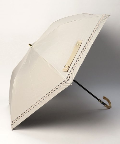 Beaurance LX(ビューランス)/ビューランス  晴雨兼用パラソル傘 (トップフラット折傘)/ライトベージュ