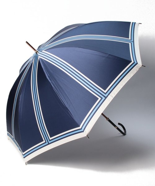 LANVIN Collection(umbrella)(ランバンコレクション（傘）)/傘　JLプリント/ネイビーブルー