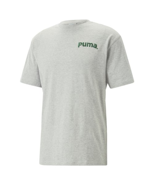 PUMA(PUMA)/メンズ PUMA TEAM グラフィック Tシャツ/LIGHTGRAYHEATHER