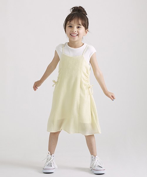 セール】【リンク】脇カットアウトワンピセット(505256905  