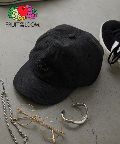 FRUIT OF THE LOOM(フルーツオブザルーム)/FRUIT OF THE LOOM NATURAL CAP/ブラック