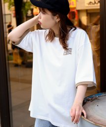 ZIP FIVE(ジップファイブ)/リンガーTシャツ/ホワイト系1