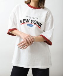 ZIP FIVE/リンガーTシャツ/505273645