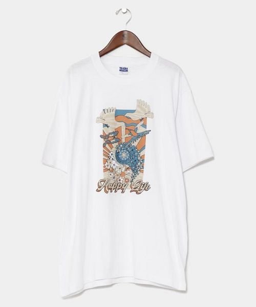 CAYHANE(チャイハネ)/【チャイハネ】ネオリメンズTシャツ JJR－3101/ホワイト