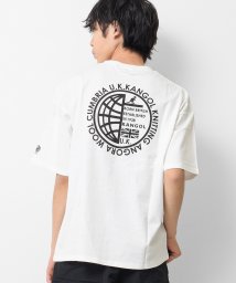 RAT EFFECT(ラット エフェクト)/KANGOL別注INTERNATIONALビッグTシャツ/オフホワイト