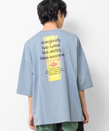 RAT EFFECT(ラット エフェクト)/RAT24－IDEAスーパービッグTシャツ/ライトブルー