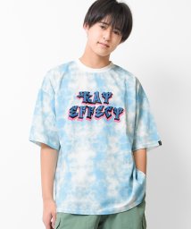 RAT EFFECT(ラット エフェクト)/RATタイダイビッグTシャツ/ブルー