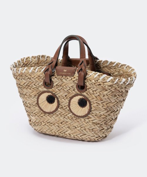 ANYA HINDMARCH(アニヤハインドマーチ)/アニヤ ハインドマーチ  ANYA HINDMARCH 5050925155120 ハンドバッグ Small Paper Eyes Basket レディース バ/ナチュラル