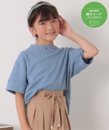 ikka kids/【親子おそろい】鹿の子ワイドネックプルオーバー（120〜160cm）/505123852