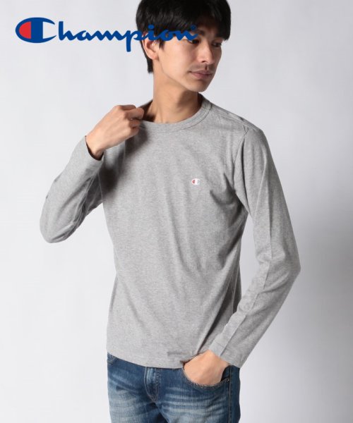 CHAMPION(チャンピオン)/Champion ロングスリーブTシャツ C3－P401/J・チャコール