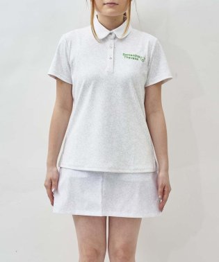 Samantha GOLF/アイミーマルチ柄半袖ポロシャツ/505274597