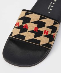 MARNI(マルニ)/マルニ MARNI SAMS015402 P4556 サンダル レディース シューズ ブランドロゴ スライドサンダル スリッパ コンフォート カジュアル フラッ/ベージュ