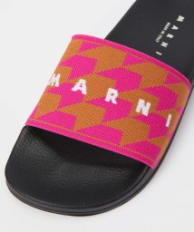 MARNI(マルニ)/マルニ MARNI SAMS015402 P4556 サンダル レディース シューズ ブランドロゴ スライドサンダル スリッパ コンフォート カジュアル フラッ/ピンク