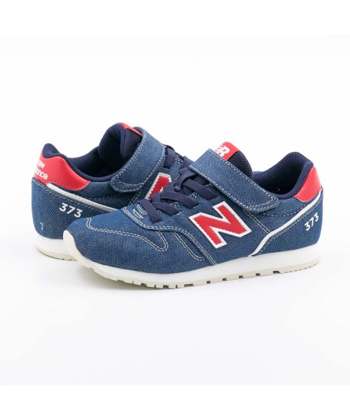 new balance(ニューバランス)/ニューバランス new balance ジュニア キッズ 男の子 女の子 スニーカー YV373 AA2 AB2 AE2 子供靴 NB－YV373X/ネイビー