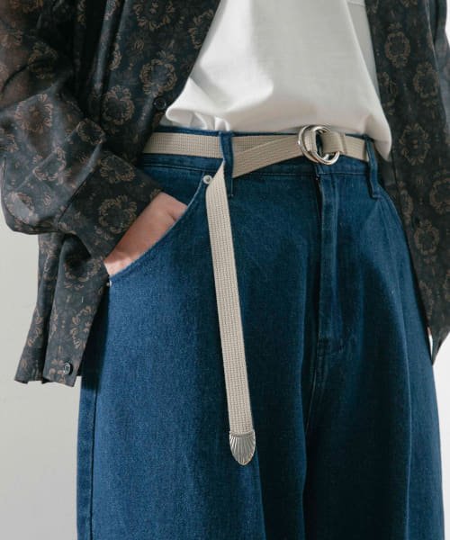 ITEMS URBANRESEARCH(アイテムズアーバンリサーチ（メンズ）)/Western W.Ring Belt/BEG