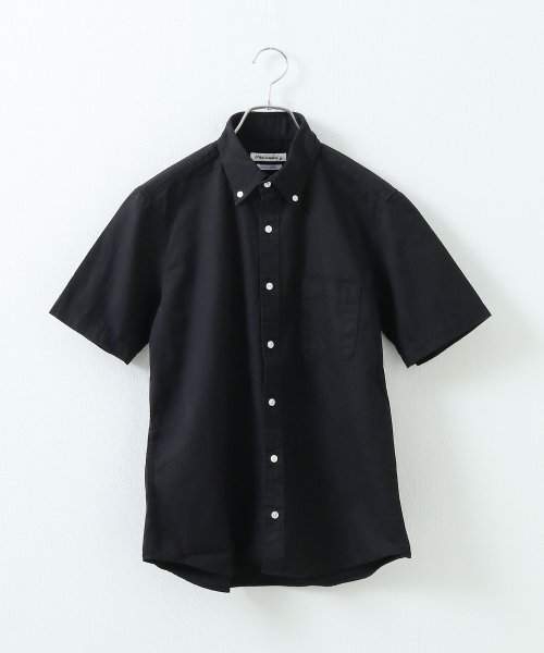 ZIP FIVE(ジップファイブ)/オックスフォードボタンダウンシャツ ∞ made in Japan ∞/ブラック系1