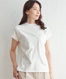 ikka(イッカ)/コットンUSAフレンチTシャツ/オフホワイト