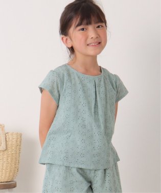 ikka kids/【セットアップ対応】コットンレースブラウス（120〜160cm）/505228159