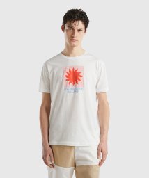 BENETTON (mens)(ベネトン（メンズ）)/サマーモチーフ半袖Tシャツ・カットソー/ホワイト系その他