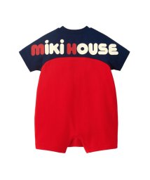 mki HOUSE(ミキハウス)/【ミキハウス】 バックロゴショートオール/ネイビー×レッド