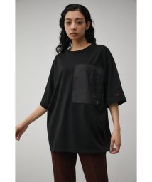 AZUL by moussy(アズールバイマウジー)/BIG POCKET TEE/BLK