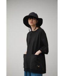AZUL by moussy(アズールバイマウジー)/DOUBLE POCKET TEE/BLK