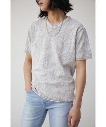 AZUL by moussy(アズールバイマウジー)/MARBLE STONEWASH KNIT TOPS/GREIGE