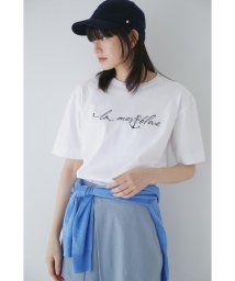 human woman(ヒューマンウーマン)/◆マリンロゴＴシャツ/ホワイト