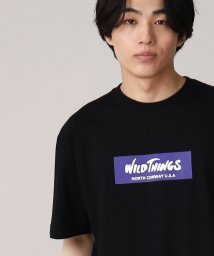 THE SHOP TK(ザ　ショップ　ティーケー)/【ユニセックスアイテム】WILDTHINGS/ワイルドシングス別注ボックスロゴTEE/ブラック（019）